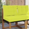vidaXL Udend&oslash;rs Sofa Pude 2 pcs Gr&oslash;n Polyester