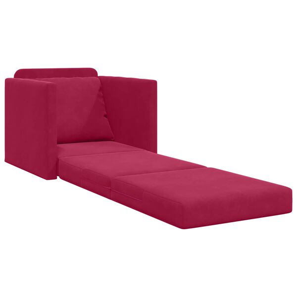 vidaXL Sovesofa 60cm Vinr&oslash;d Fl&oslash;jl