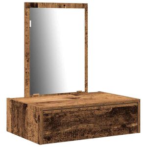 vidaXL Kl&aelig;deskab Brun 60 x 40 x 70 cm Konstrueret tr&aelig;