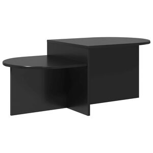 vidaXL Sofabord Sort eg 100 x 50 x 40 cm Konstrueret tr&aelig;