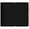 vidaXL altanafsk&aelig;rmning 90x700 cm 100 % polyester sort