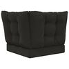 vidaXL Udend&oslash;rs Sofa Pude 3 pcs Sort Polyester