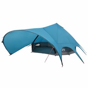 vidaXL Teepee Telt 9-Personer med tag Bl&aring; og gr&aring; 502 x 502 x 297 cm