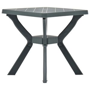 vidaXL bistrobord 70x70x72 cm plast gr&oslash;n