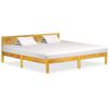 vidaXL sengestel 200x200 cm massivt mangotr&aelig;