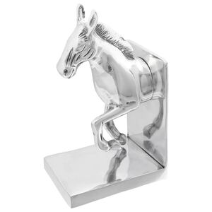 vidaXL Bogst&oslash;tter 2 stk. S&oslash;lv 11 x 14 x 25 cm Aluminium