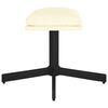 vidaXL fodskammel 60x60x36 cm kunstlæder cremefarvet