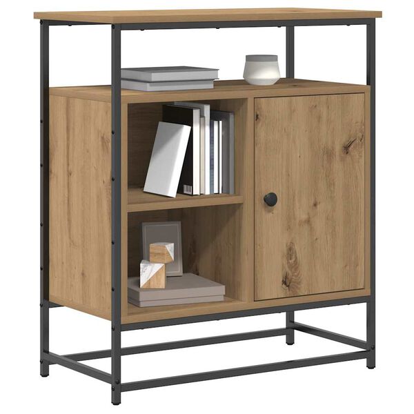 vidaXL Sideboard Artisan Egetr&aelig; 69 x 35 x 80 cm Konstrueret tr&aelig;