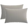 vidaXL Pudebetr&aelig;k 2 pcs HEERLEN Gr&aring; 30 x 50 cm Polyester