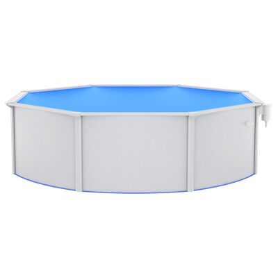vidaXL swimmingpool med sandfilterpumpe 460x120 cm
