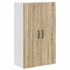 vidaXL V&aelig;gskab LUCCA Sonoma-eg 60 x 31 x 100 cm Konstrueret tr&aelig;