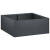 vidaXL St&oslash;ttemur 4 stk. 100 x 100 x 40 cm St&aring;l Antracit