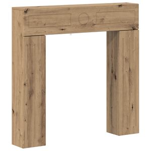 vidaXL Pejseramme Artisan-eg 102 x 18 x 100,5 cm Konstrueret tr&aelig;