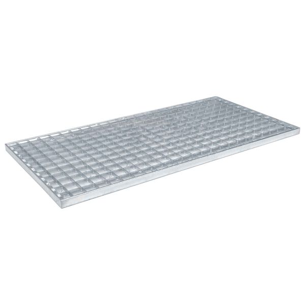 vidaXL Gitter S&oslash;lv 80 x 40 x 2 cm Hot-Dip Galvaniseret St&aring;l