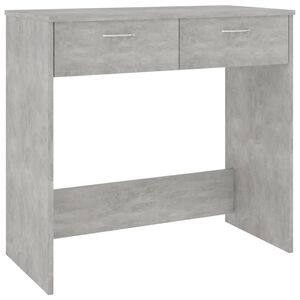 vidaXL skrivebord 80x40x75 cm konstrueret tr&aelig; betongr&aring;