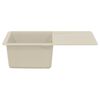 vidaXL Vask Beige 670 x 460 mm 80% Kvarts og 20% Resin