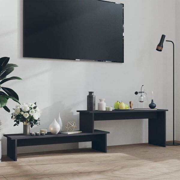 vidaXL tv-bord 180x30x43 cm konstrueret tr&aelig; gr&aring;