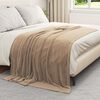 vidaXL Kastet&aelig;pper 6 pcs Camel 150 x 200 cm Fleece