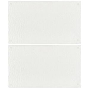 vidaXL sk&aelig;rebr&aelig;tter 2 stk. gennemsigtigt boblem&oslash;nster h&aelig;rdet glas