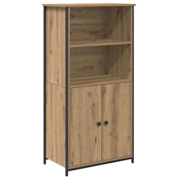 vidaXL Highboard Artisan Egetr&aelig; 62 x 36 x 121,5 cm Konstrueret tr&aelig;