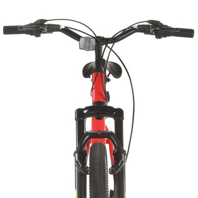 vidaXL mountainbike 21 gear 27,5 tommer hjul 50 cm rød