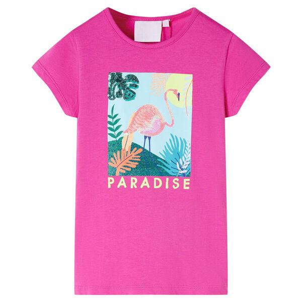 T-shirt til b&oslash;rn str. 92 pink