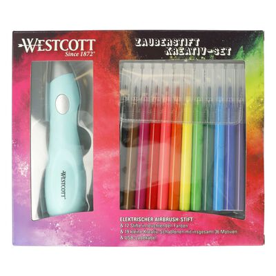 WESTCOTT elektrisk airbrushsæt med penne