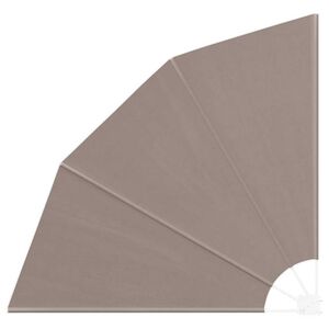 vidaXL Balkon Afsk&aelig;rmning 140 x 140 cm Polyester Gr&aring;brun