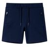 vidaXL Shorts til b&oslash;rn str. 128 marinebl&aring;