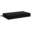 vidaXL Rygpude SOEST 100% polyester Sort 70 x 40 x 10 cm