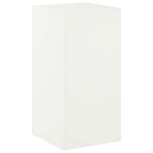 vidaXL Planteholder Hvid 40 x 40 x 80 cm St&aring;l
