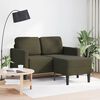 vidaXL 2-personers sofa med chaiselong L-formet 125 cm kunstl&aelig;der