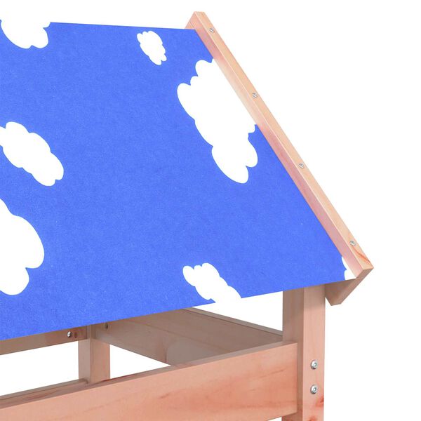 vidaXL Leget&aring;rn Brun 52.5 x 85 x 239 cm Massiv Douglas tr&aelig;