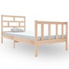 vidaXL sengeramme 90x190 cm massivt fyrretr&aelig;