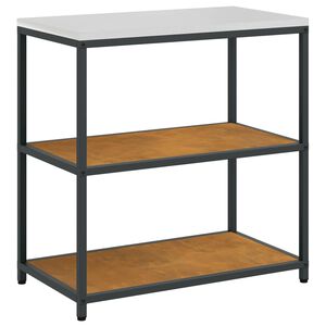 vidaXL K&oslash;kkenhyldeenhed HATTEM Rusten 90 x 50 x 92 cm St&aring;l