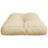 vidaXL pallehynde 80x40x12 cm stof beige