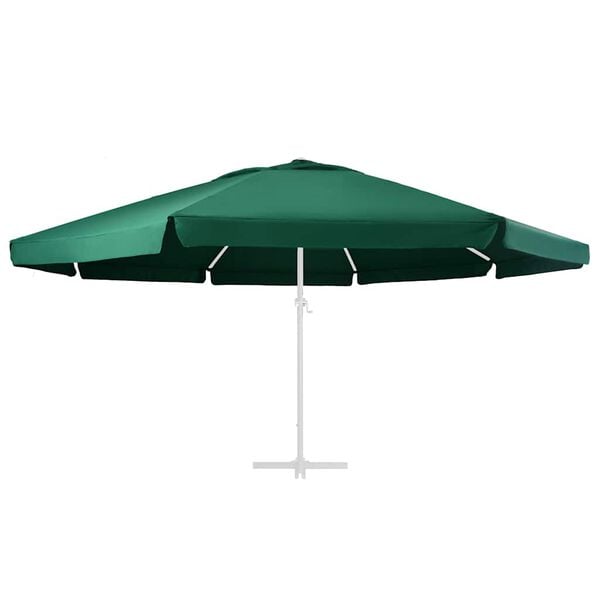 vidaXL udskiftningsdug til parasol 610 cm gr&oslash;n