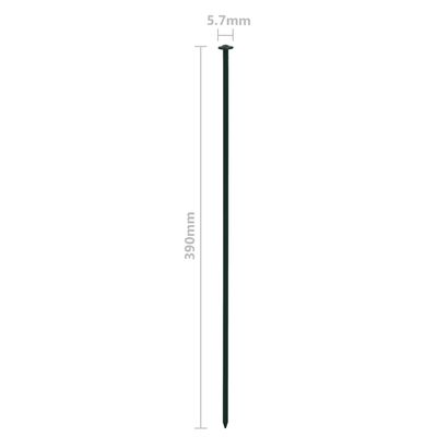 vidaXL buet havehegnssæt 77,3x26 cm grøn