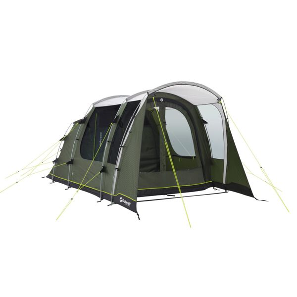 Outwell 3-personers tunneltelt Ashwood 3 med 2 rum gr&oslash;n