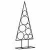 vidaXL dekorativt juletr&aelig; 60 cm metal sort