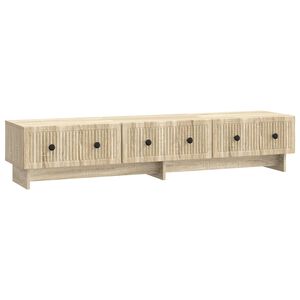 vidaXL TV-skab med skuffe Sonoma-eg 147 x 34,5 x 30 cm Konstrueret tr&aelig;