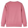 Sweatshirt til børn str. 104 patchwork velour pink