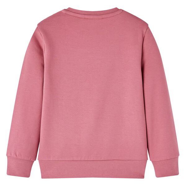 Sweatshirt til børn str. 104 patchwork velour pink