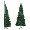 vidaXL kunstigt juletr&aelig; til hj&oslash;rne 210 cm PVC gr&oslash;n