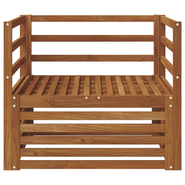 vidaXL 2 Stk Sofa med arml&aelig;n Naturfarvet