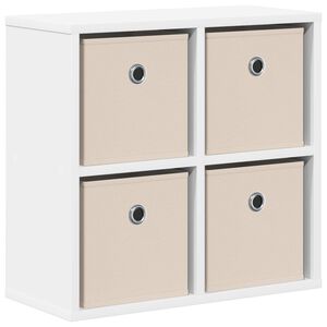 vidaXL Sideboard med skuffe Hvid 49,5 x 22 x 47 cm