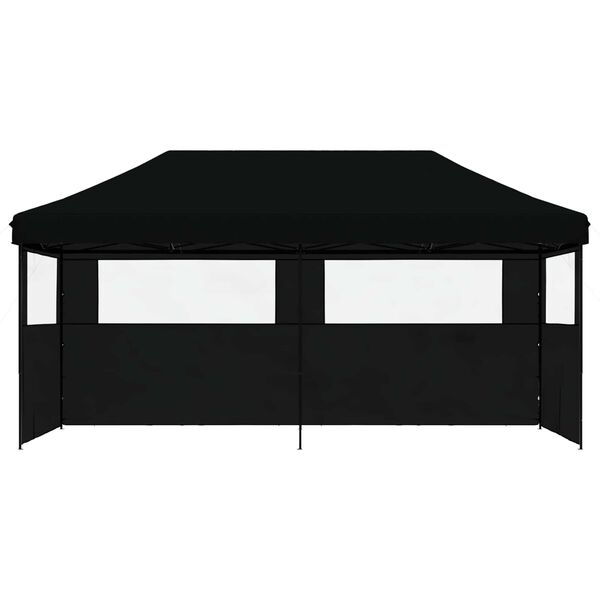 vidaXL Party Tent Sort 292 x 580 x 315 cm Oxford stof