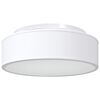 vidaXL Loftlampe med spotlights Hvid 38 x 38 x 13,5 cm Stof
