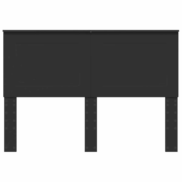 vidaXL Hovedg&aelig;rde Sort eg 160 cm Konstrueret tr&aelig;