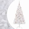 vidaXL Kunstigt juletr&aelig; med julekugle 210 cm 300 LED'er Varm hvid